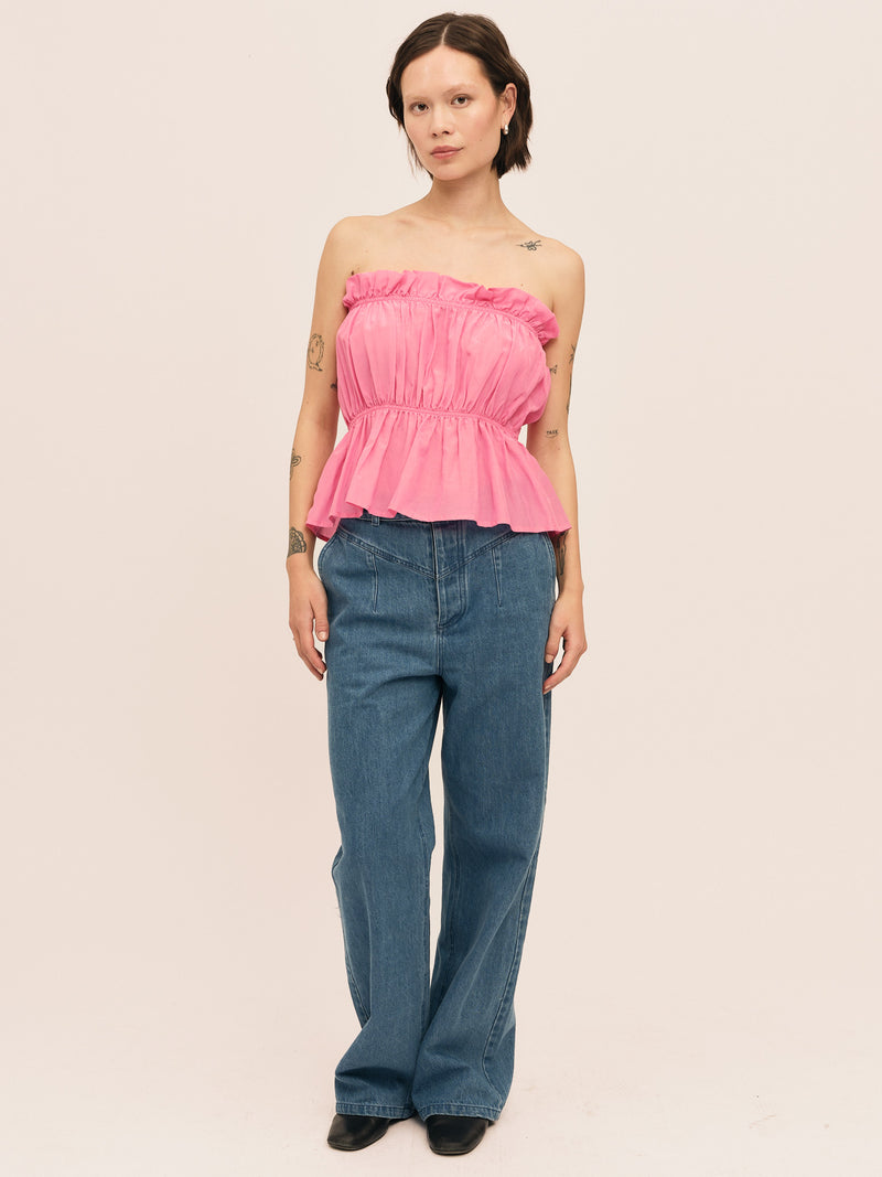 Silkey Tank - Azalea Pink