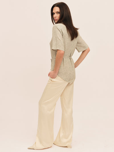 Ellen Shirt - Petite Green Flower