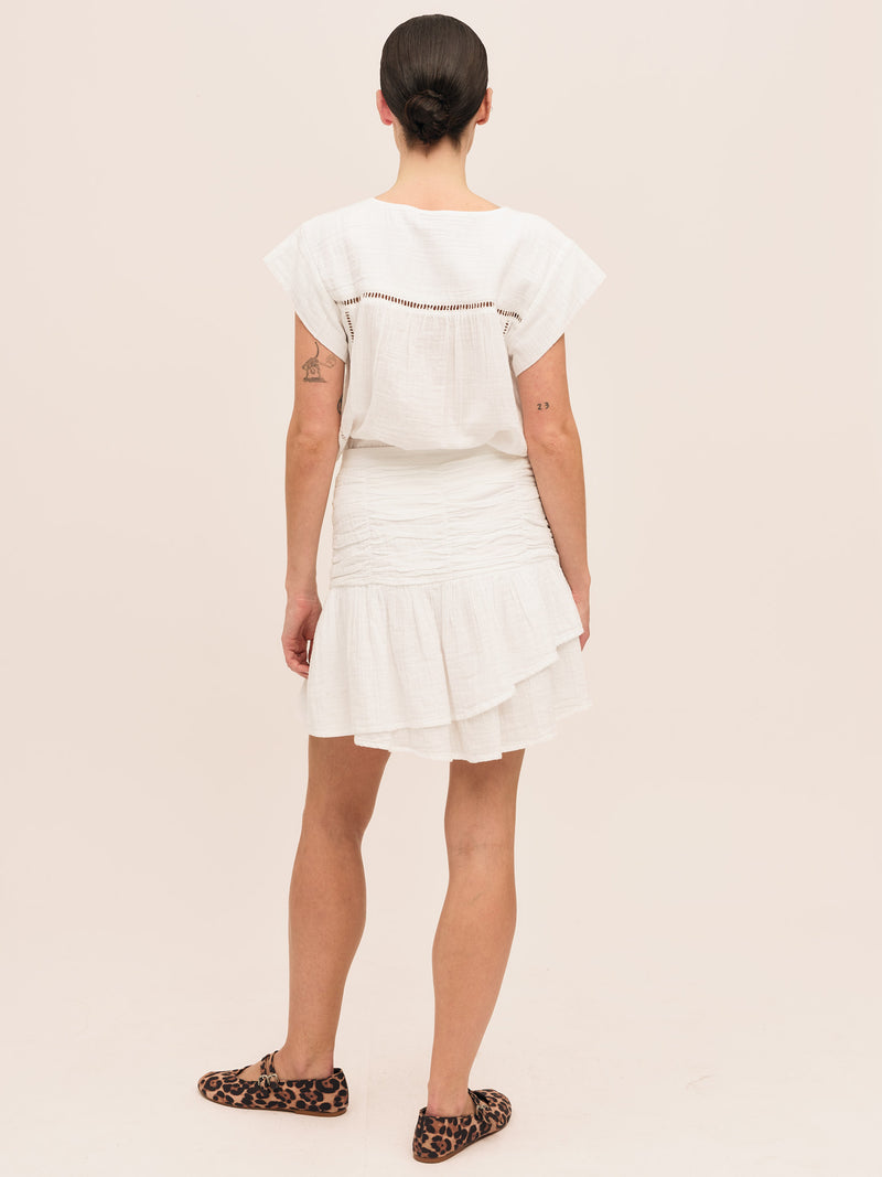 Seed Mini Skirt - White