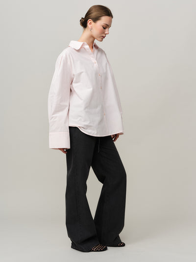 Penny Wide Shirt - Heavenly Pink