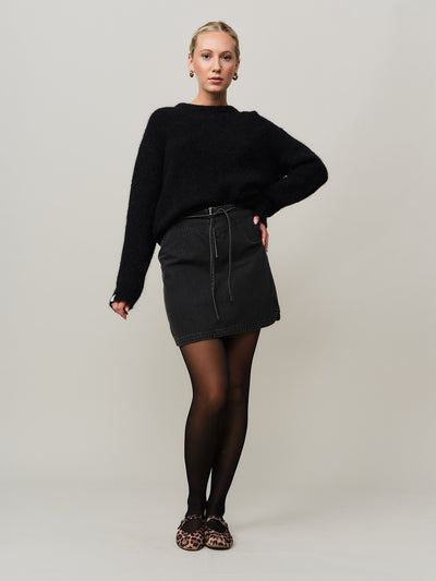 Dina Skirt - Dk. Grey Wash