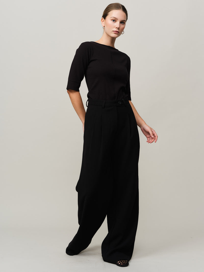 Unni Wide Trouser - Black