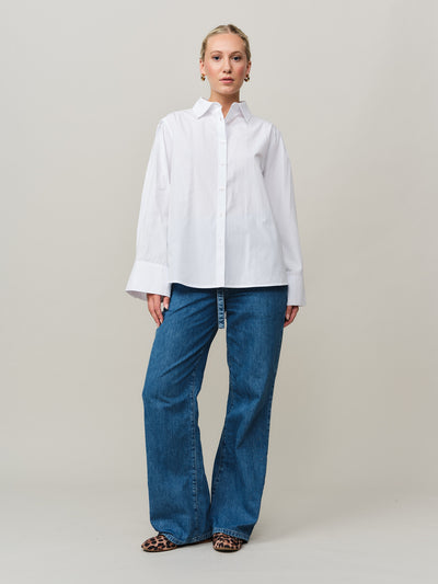 Penny Wide Shirt - White