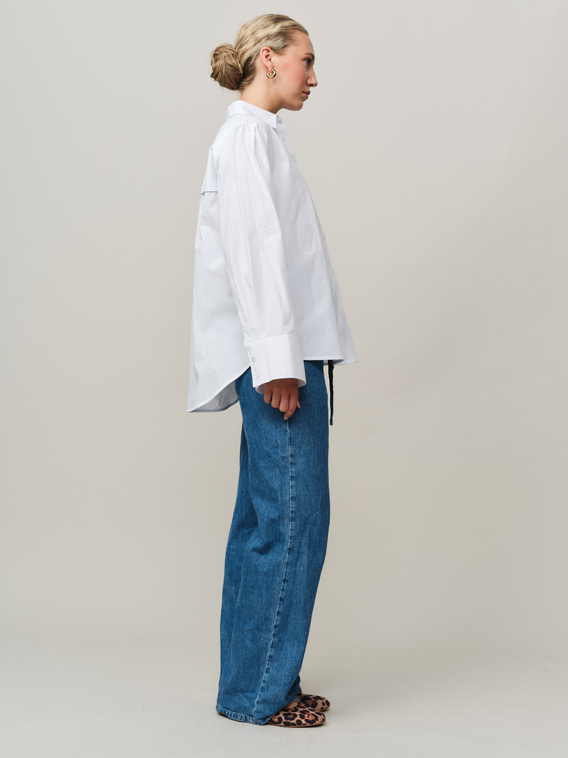 Penny Wide Shirt - White