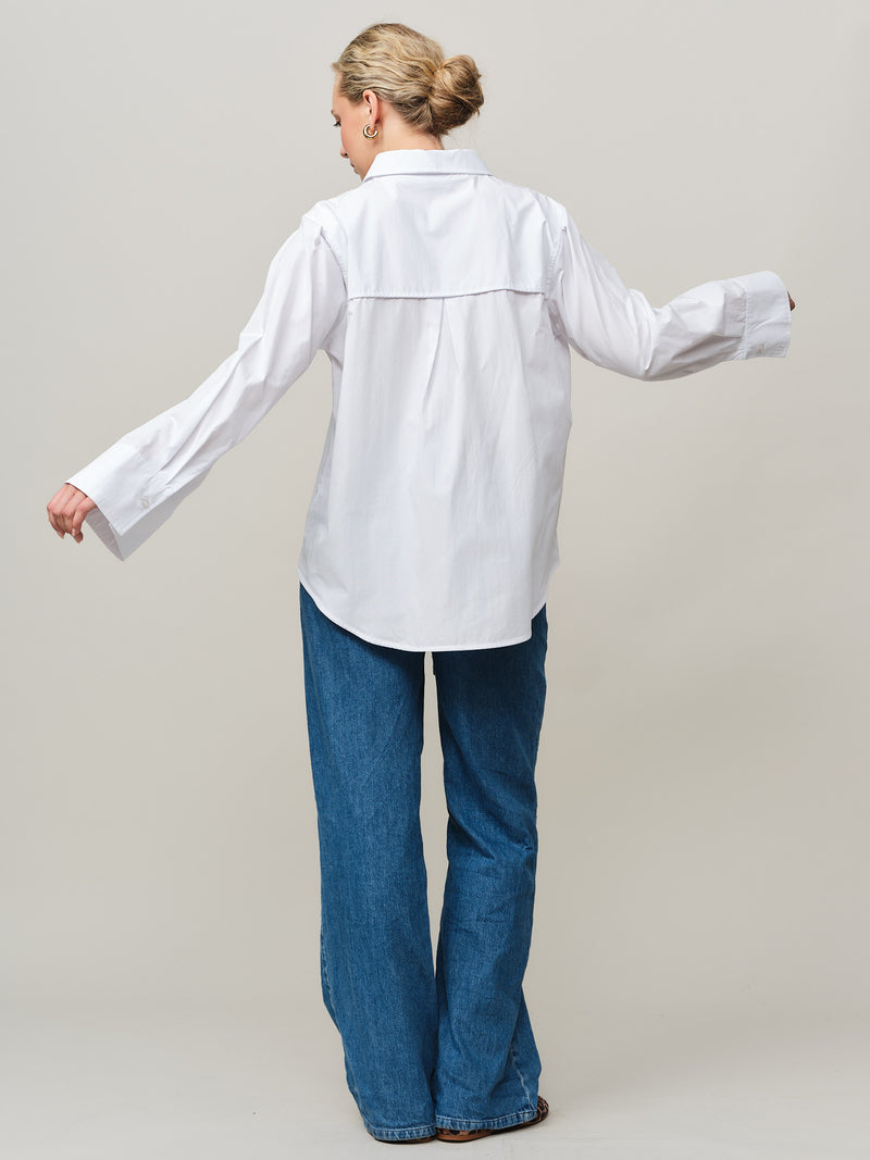 Penny Wide Shirt - White