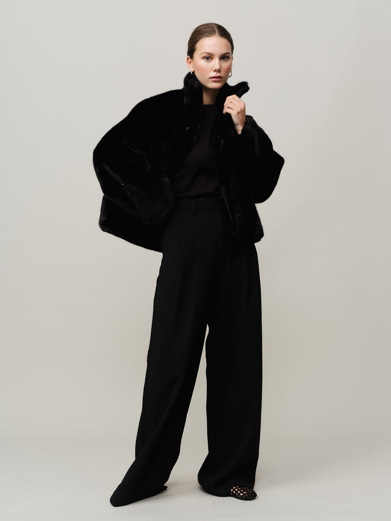 Leo Short Jacket - Black