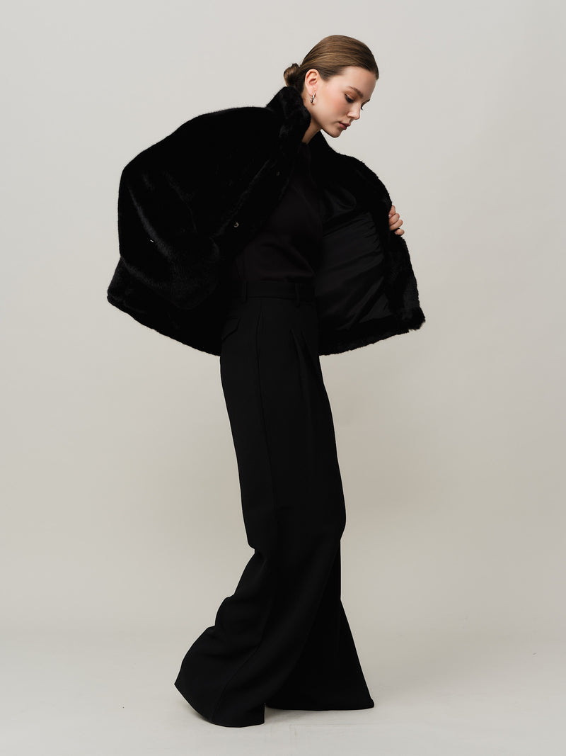 Leo Short Jacket - Black