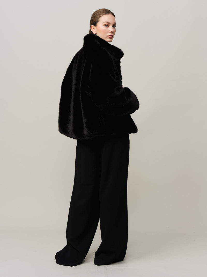 Leo Short Jacket - Black