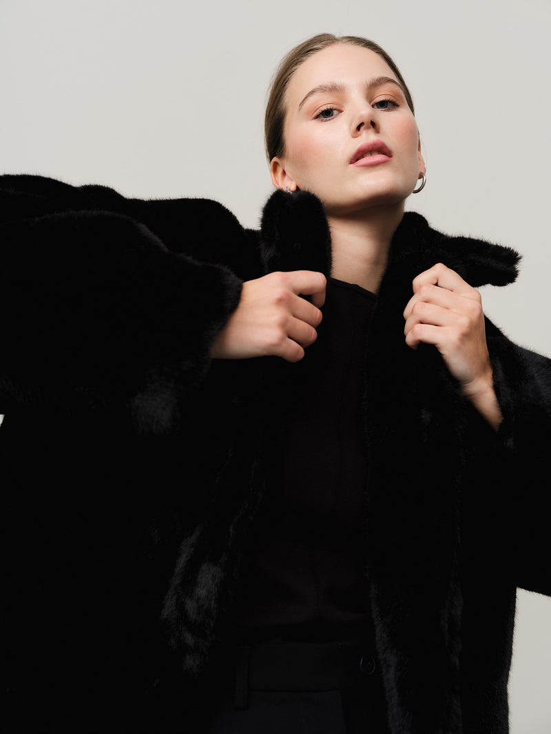 Leo Short Jacket - Black