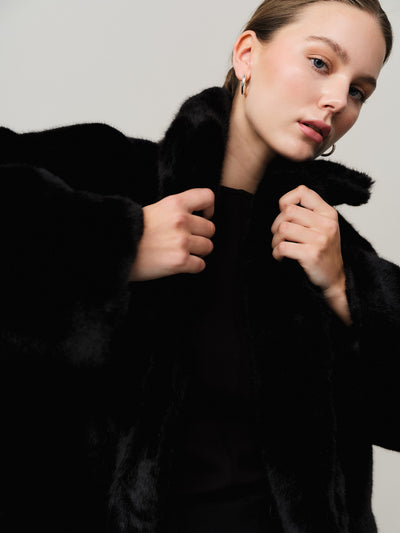 Leo Short Jacket - Black