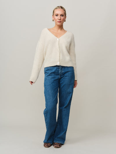 Astrid Cardigan - Creme White