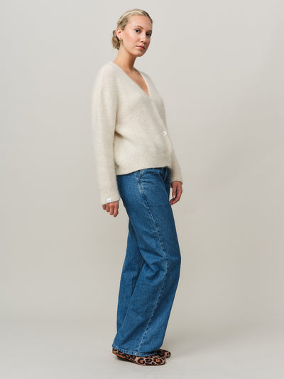 Astrid Cardigan - Creme White
