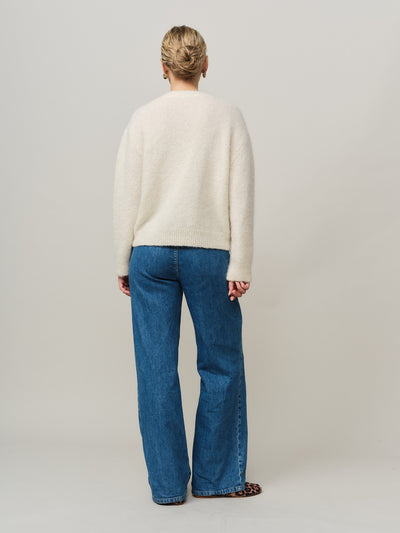 Astrid Cardigan - Creme White