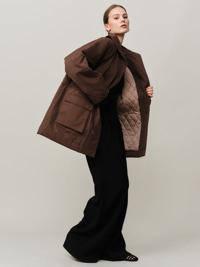 Skygge Utility Jacket - Bitter Chocolate