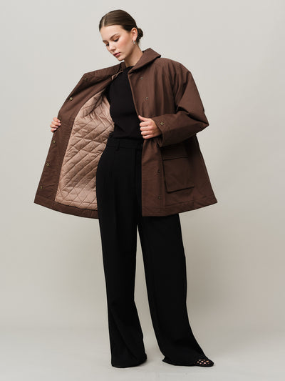 Skygge Utility Jacket - Bitter Chocolate