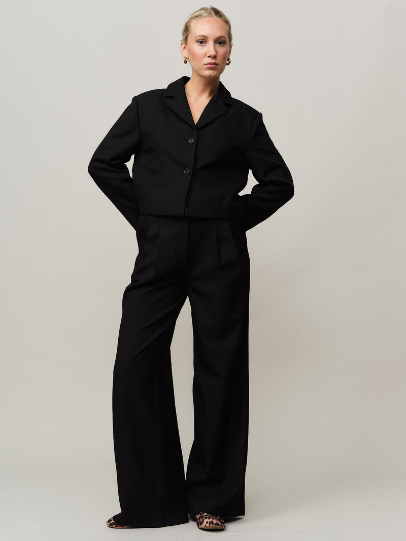 Joy Wide Trouser - Black