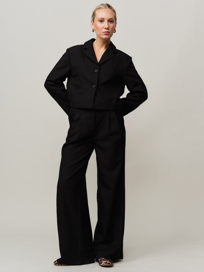 Joy Blazer - Black with sequins