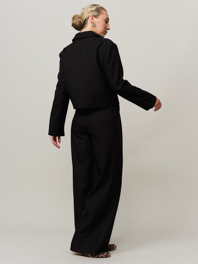 Joy Wide Trouser - Black