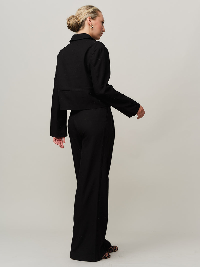 Joy Blazer - Black with sequins