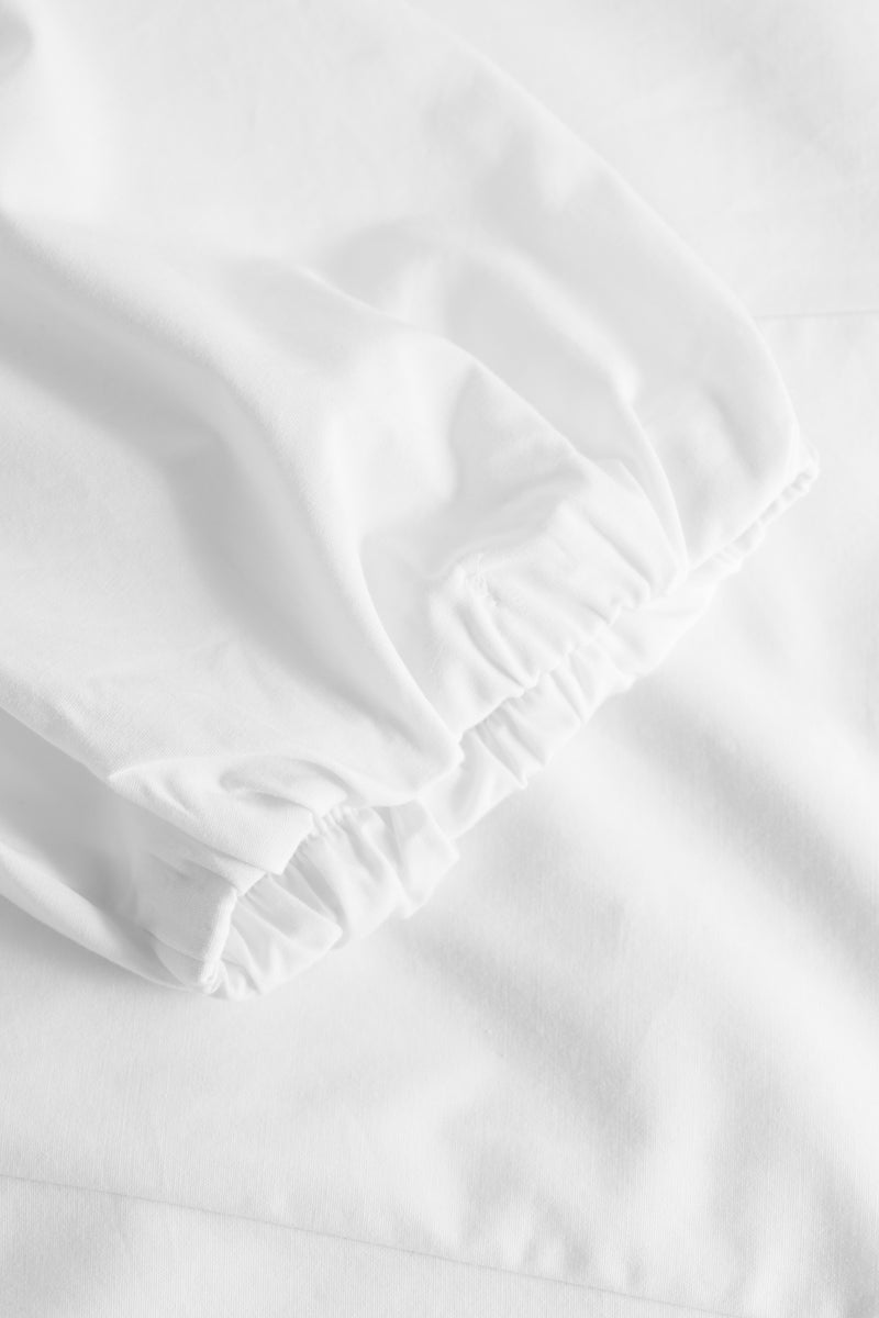 Peyton Puff Dress - White