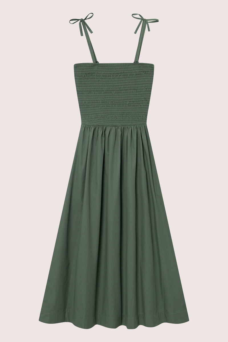 Peyton Smock Dress - Sea Spray