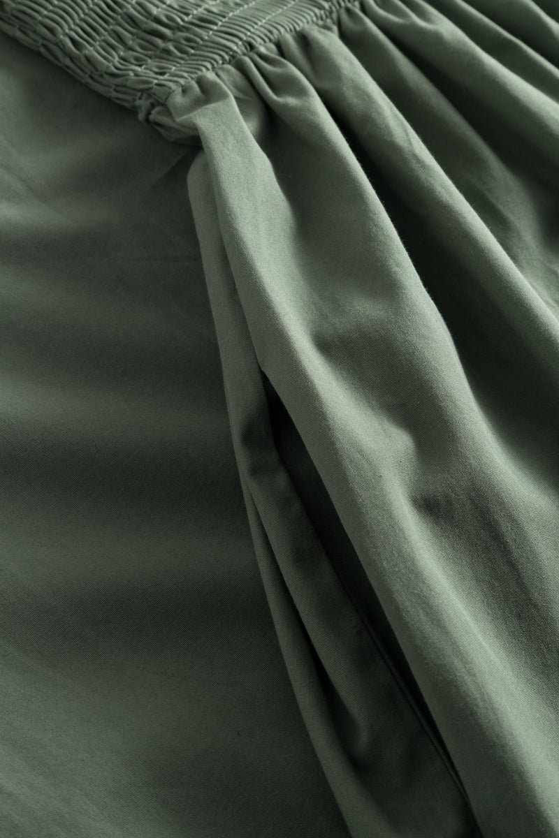 Peyton Smock Dress - Sea Spray