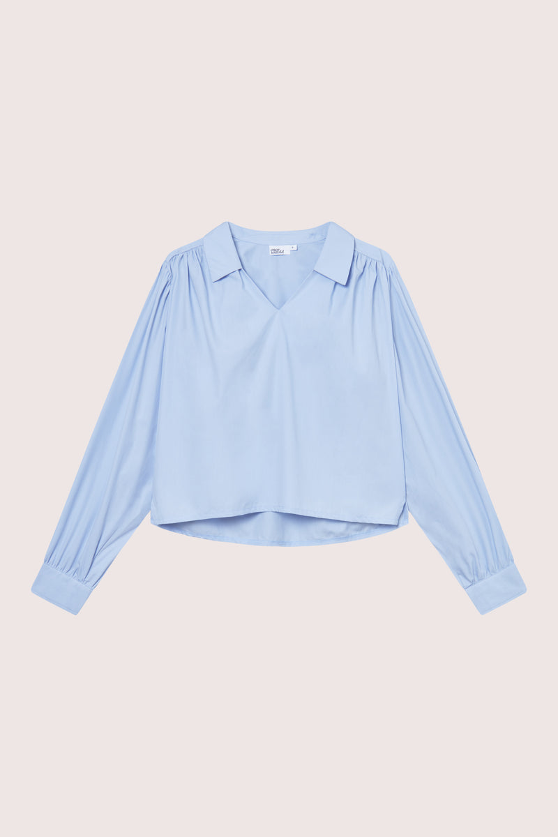 Peyton Blouse - Chambre Blue