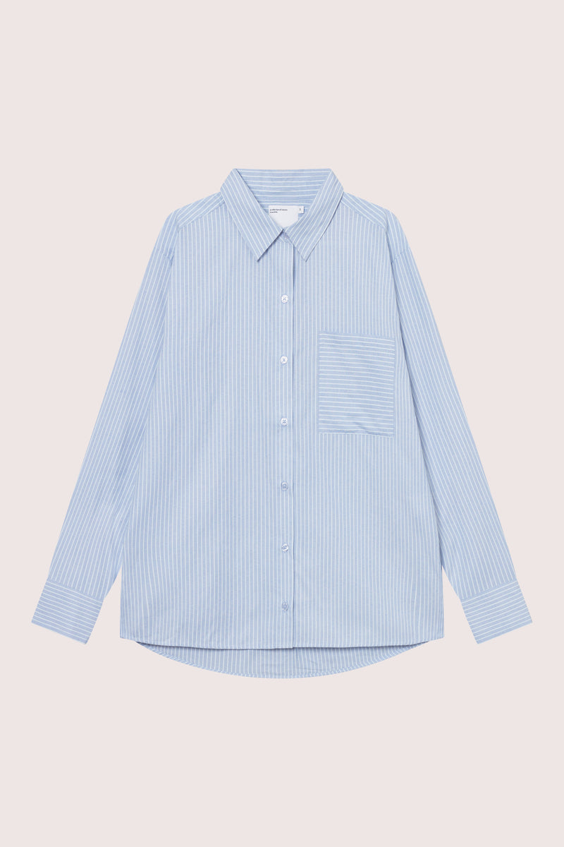 Sal Shirt - Lt. Blue Stripe