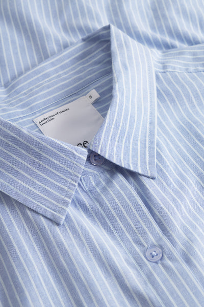 Sal Shirt - Lt. Blue Stripe