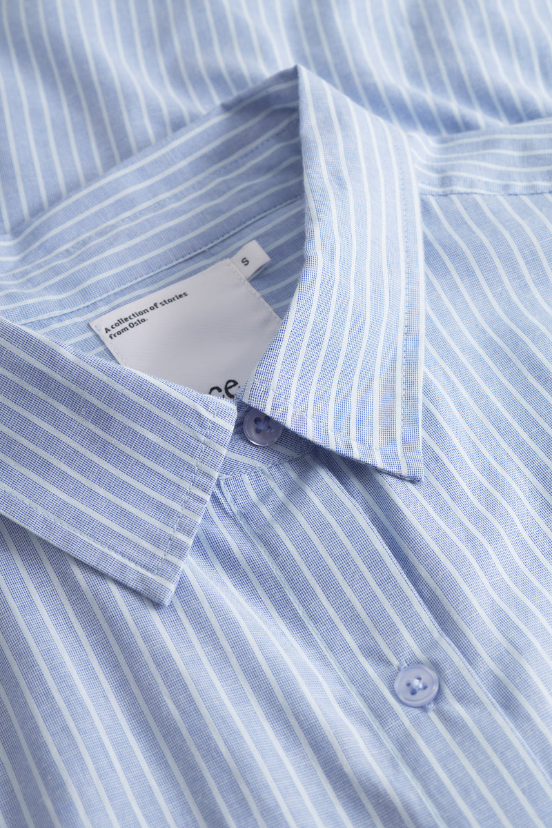 Sal Shirt - Lt. Blue Stripe