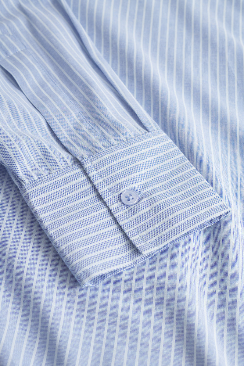 Sal Shirt - Lt. Blue Stripe