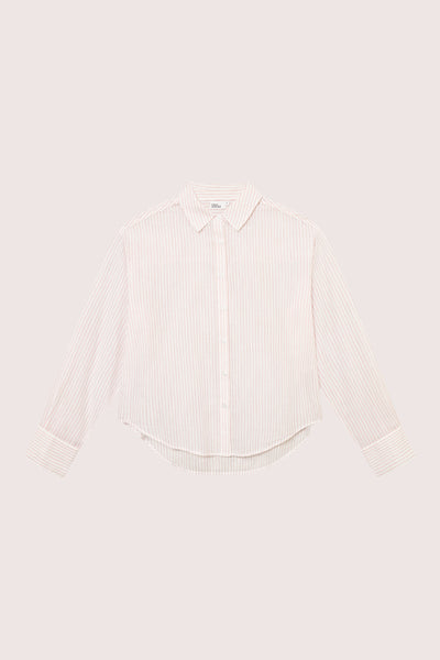 Senja Shirt - White/ Red Stripe