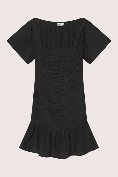 Silkey Mini Dress - Black