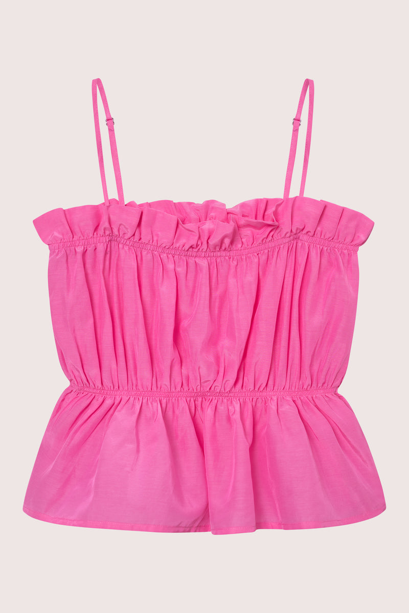 Silkey Tank - Azalea Pink