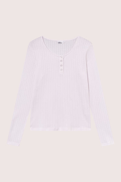Sophie Button Sweater - Soft Pink
