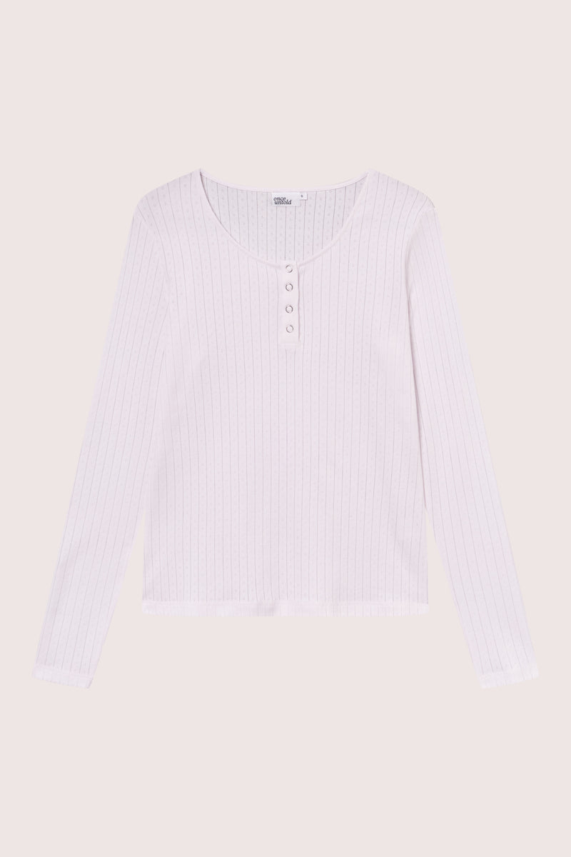 Sophie Button Sweater - Soft Pink