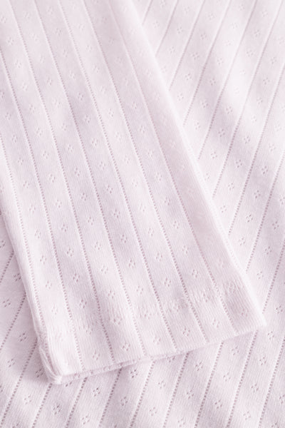 Sophie Button Sweater - Soft Pink