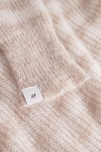 Flora RN Sweater - Beige Stripe