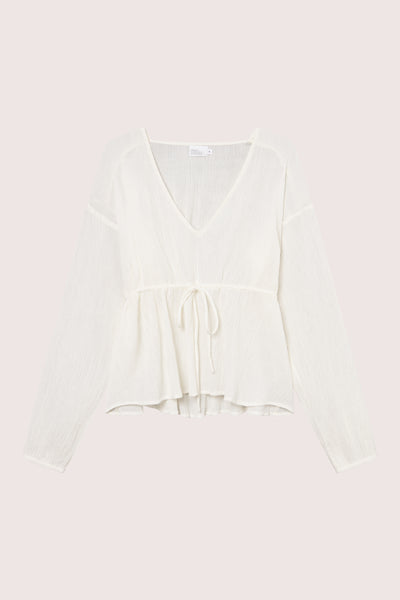 Wave Blouse - Ecru