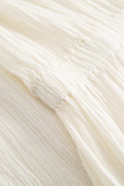 Wave Midi Dress - Ecru