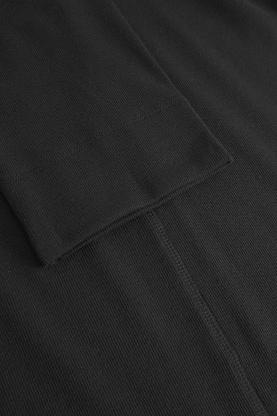 Hill Elbow- Sleeve Top - Black